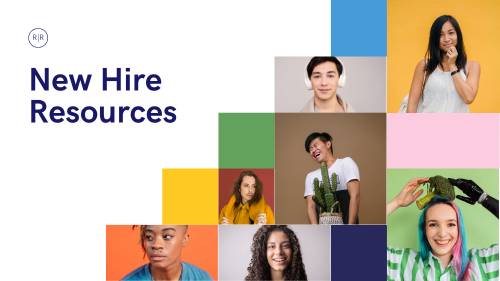 colour block and photo slide