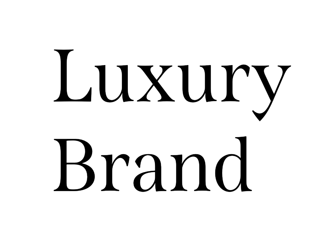 Span Luxury Font Example