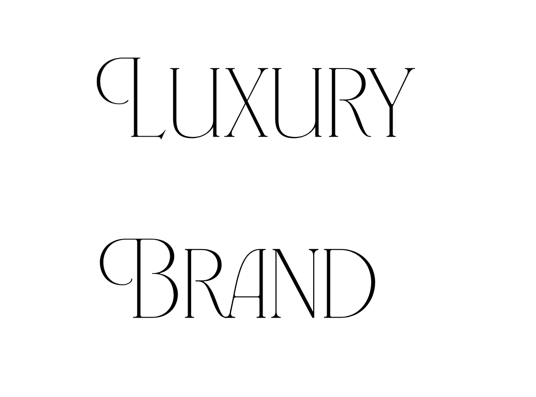 Fluer Luxury Font Example