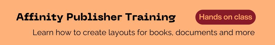Affinity Publisher training courses